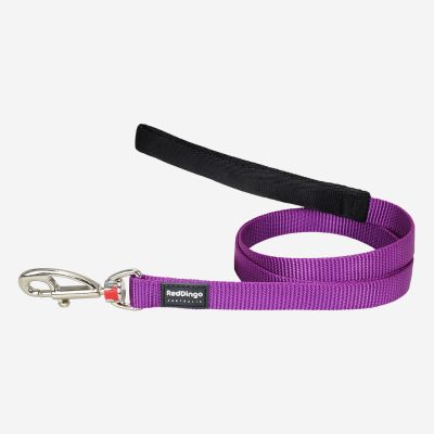 Dog Lead Plain Purple